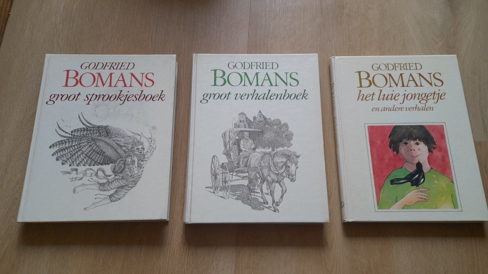 Godfried Bomans, 3 boeken, Boeken, Ophalen of Verzenden, Gelezen, Godfried Bomans, Sprookjes