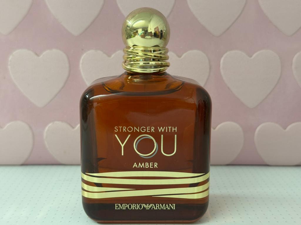 Armani stronger with you amber 100ml eau de parfum, Ophalen of Verzenden, Nieuw