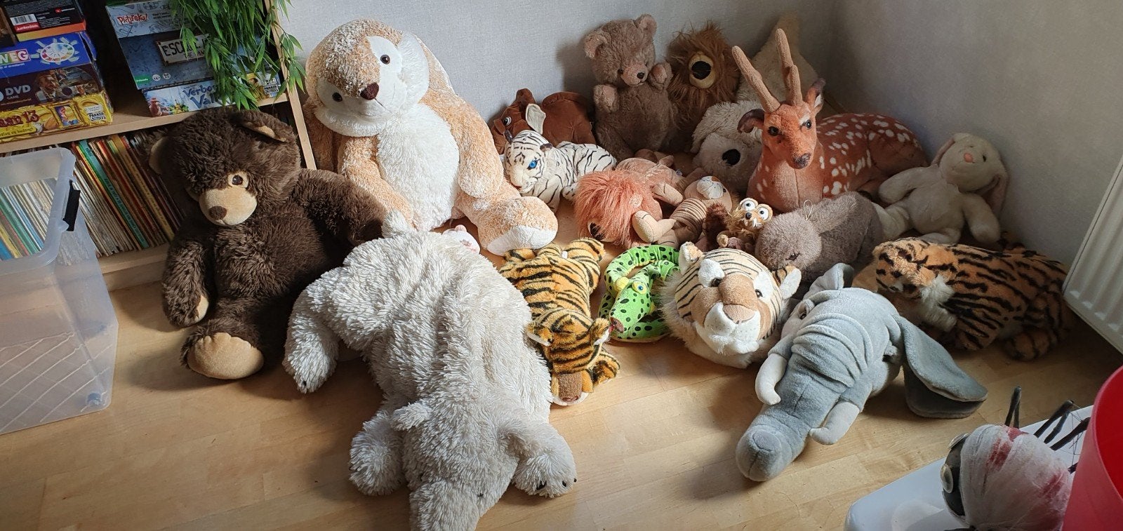 Grote collectie knuffels: beren, tijgers, olifant en meer, Gebruikt, Overige merken, Overige karakters, Beer