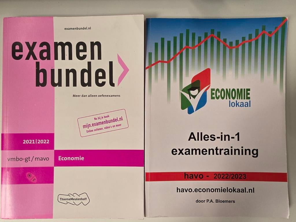 Examenbundels HAVO Economie, VMBO Economie, Ophalen of Verzenden, Zo goed als nieuw, HAVO, Economie