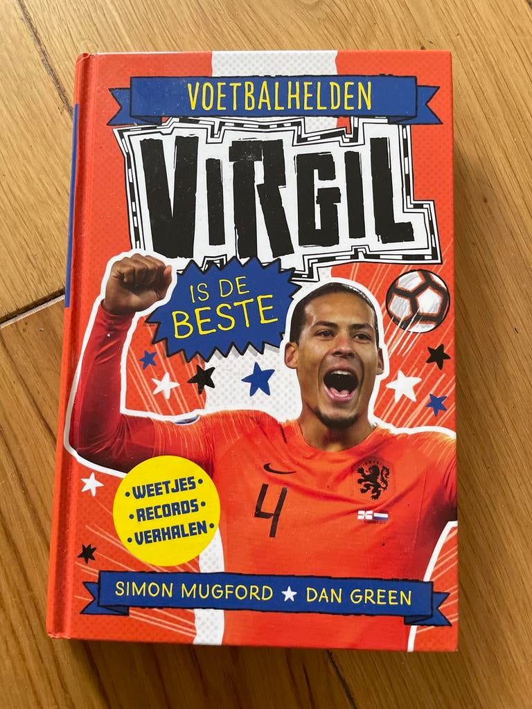 Voetbalhelden: Virgil is de Beste, boek over Virgil van Dij, Boeken, Ophalen of Verzenden, Zo goed als nieuw, Balsport