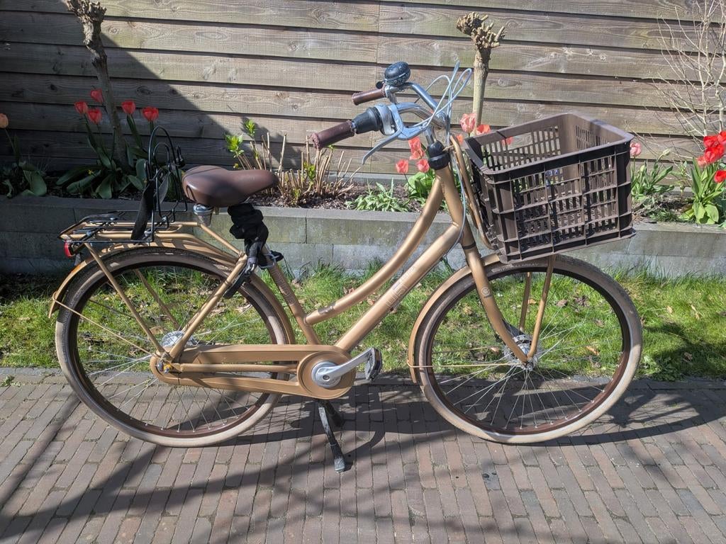 Cortina U5 Damesfiets Framemaat 50cm met Mand en Monkey-Mee, Fietsen en Brommers, Fietsen | Dames | Damesfietsen, Ophalen, Gebruikt