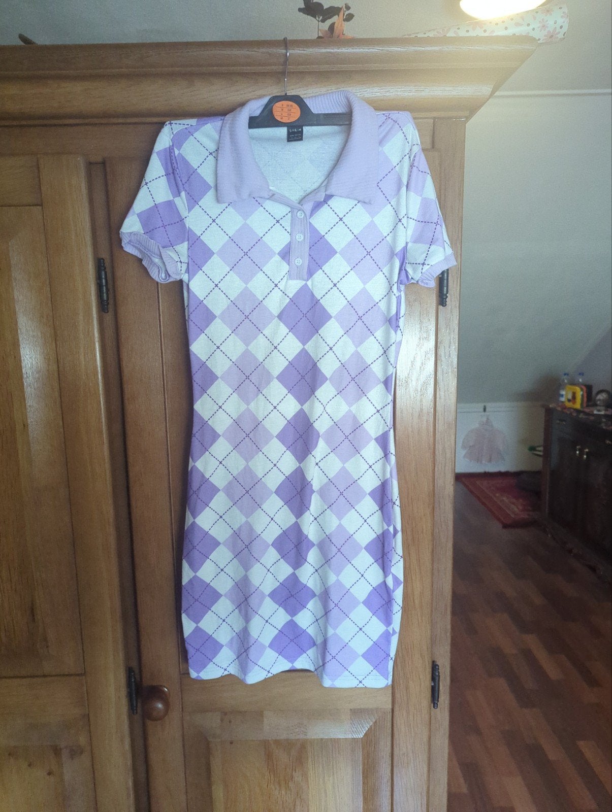 Short Bodycon dress, Paars, Ophalen of Verzenden, Maat 36 (S), Gedragen