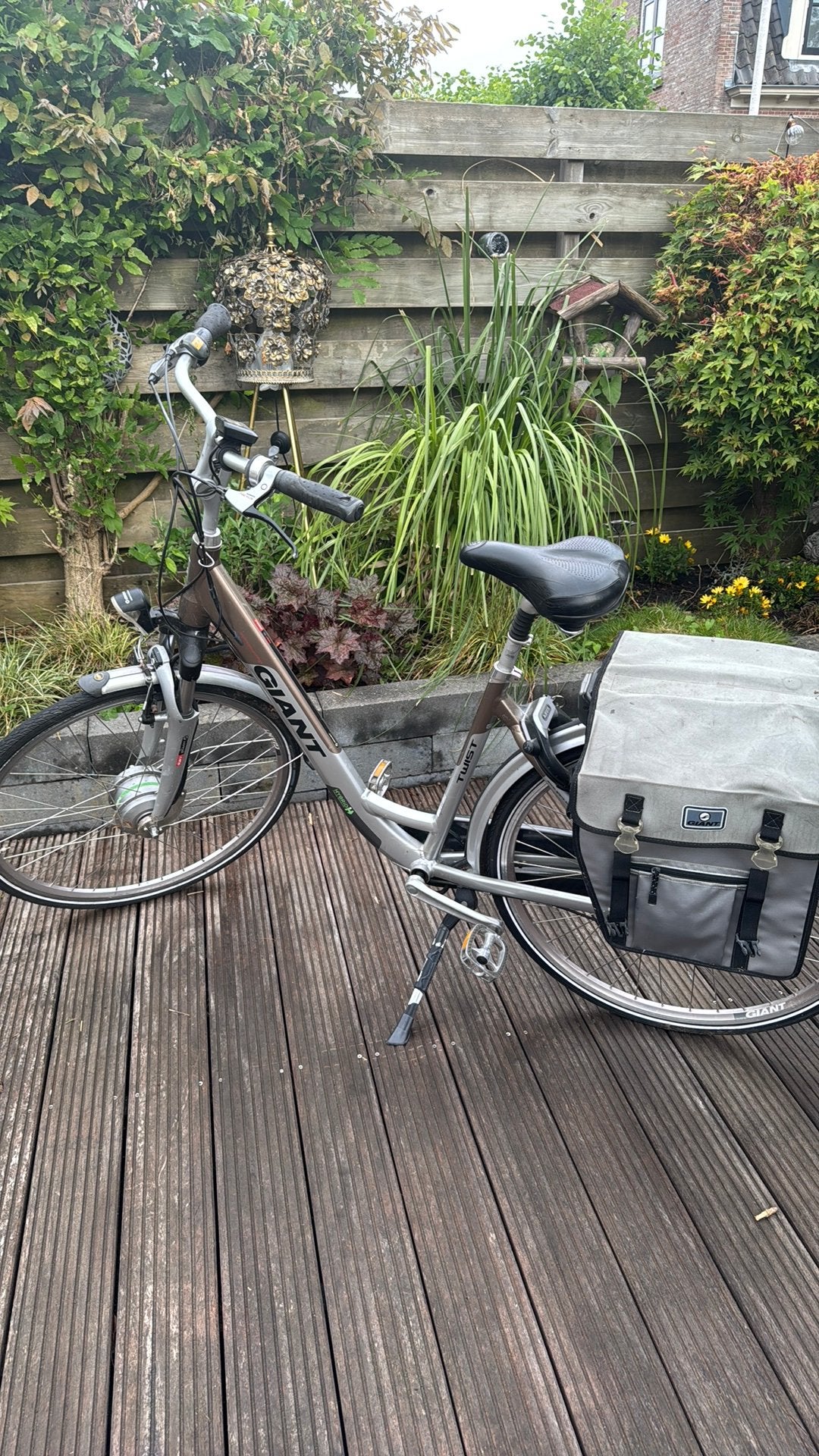 Giant Twist E-bike met fietstassen, Ophalen, Gebruikt, Giant, 51 tot 55 cm