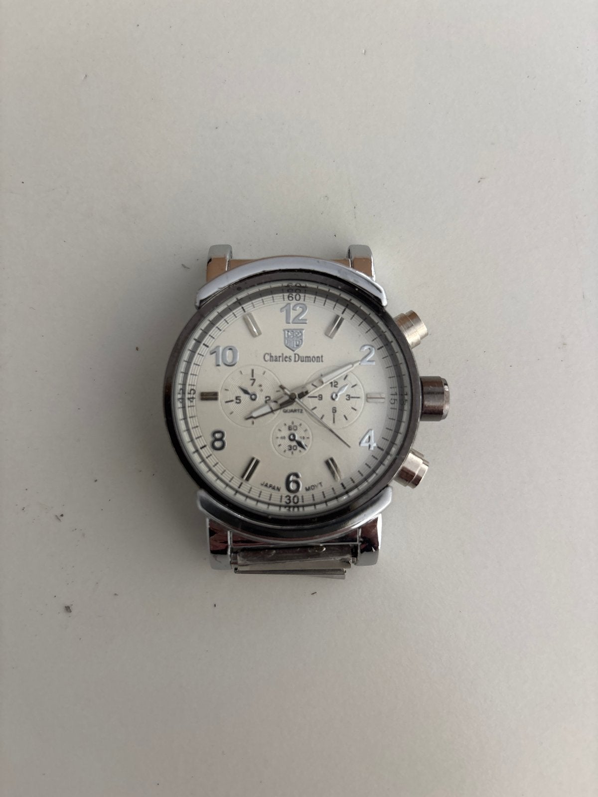 Charles Dumont Quartz Horloge - Zilverkleurig, Overige merken, Gebruikt, Staal, Polshorloge