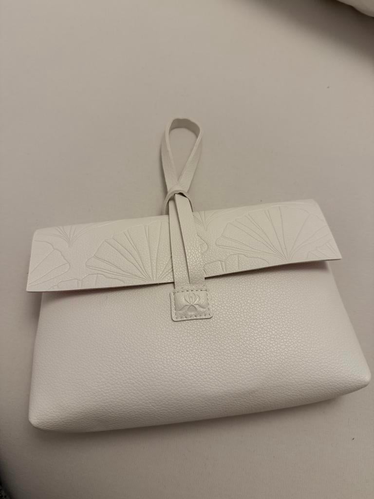 Nieuwe Sisley make-up tasje 20x13, Gehele gezicht, Wit, Nieuw, Ophalen of Verzenden