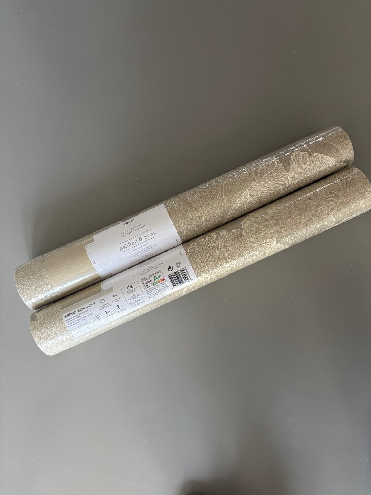 Behang Kwantum Lisse - Nieuw in verpakking, zelfde batch, Huis en Inrichting, Bladeren, Overige typen, Overige merken, Beige