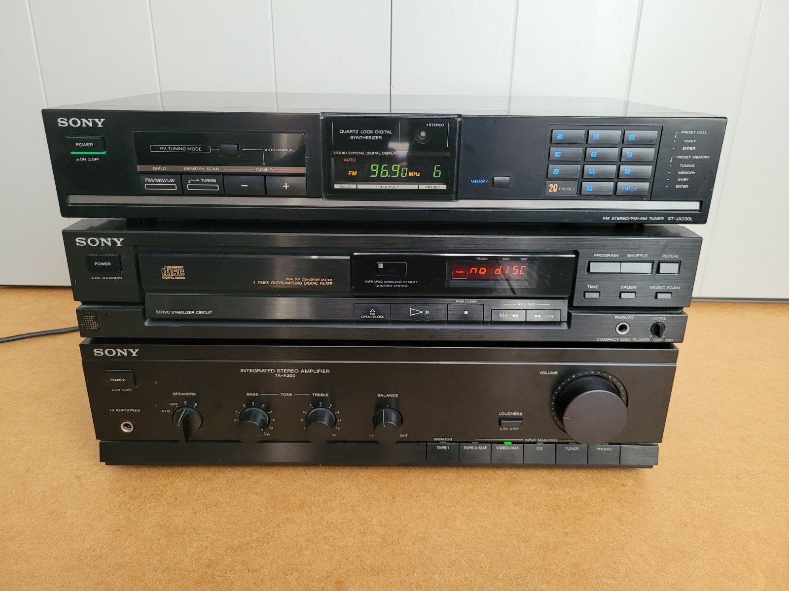 Sony Stereo Set: Versterker, CD-speler, Tuner, Ophalen, Gebruikt, Losse componenten, Sony