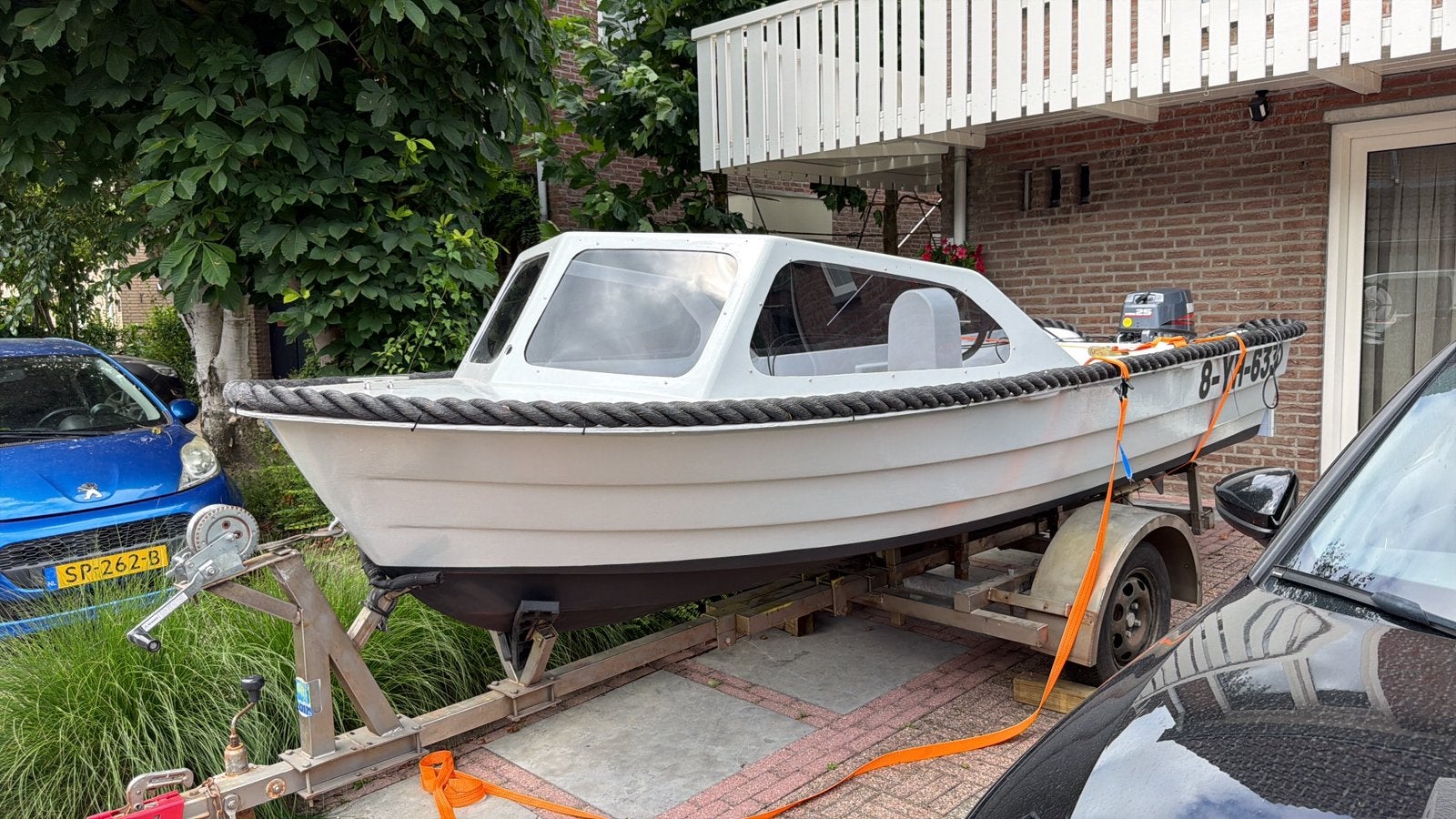 Shetland GH14 boot | 25 PK | Gerenoveerd | + Rvs trailer, Ophalen, Zo goed als nieuw