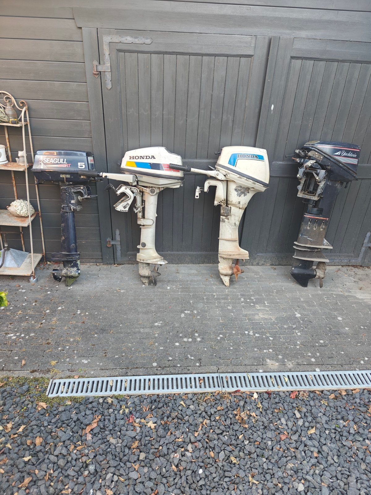 4x Buitenboordmotor Honda Evinrude Seagull 5-9,9 pk, Ophalen, Gebruikt