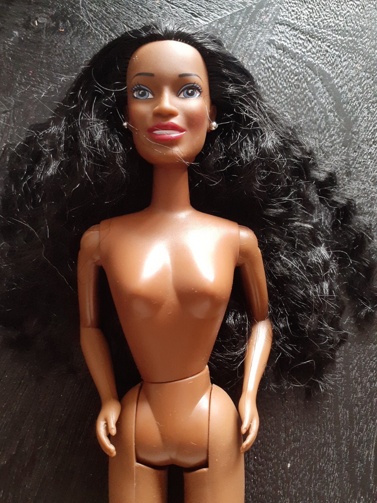 Barbie, Naomi Campbell, Ophalen of Verzenden, Zo goed als nieuw, Pop