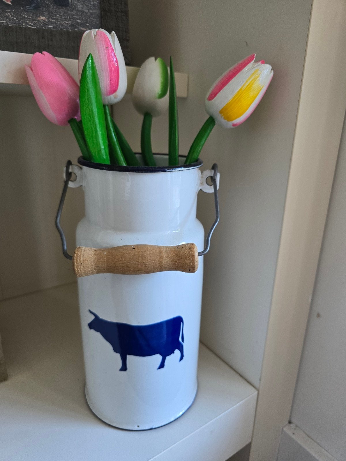 Emaille melkbus koe, Ophalen of Verzenden, Zo goed als nieuw