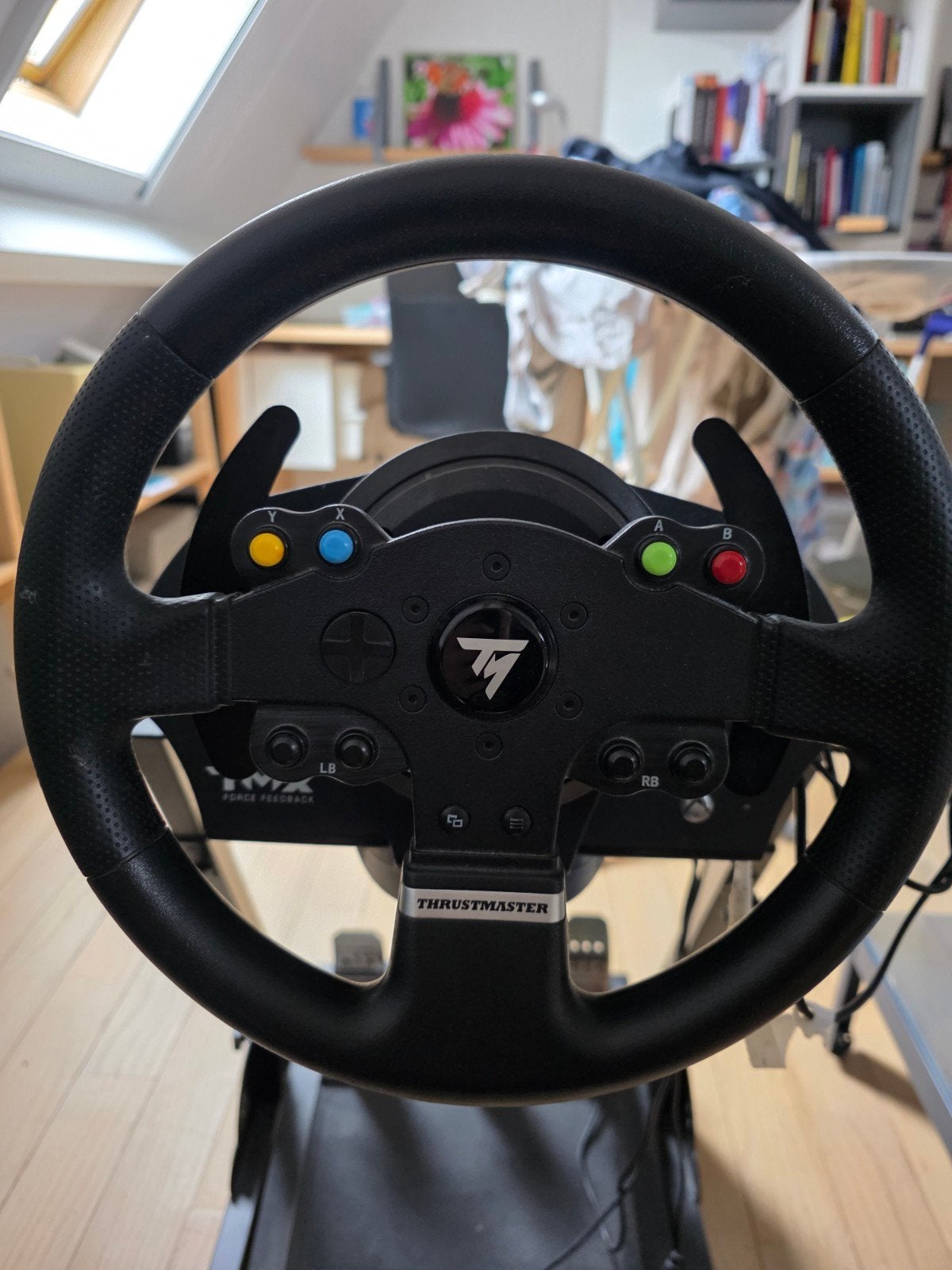 thrustmaster TMX met T3PA pedalen, Spelcomputers en Games, Spelcomputers | Xbox | Accessoires, Ophalen, Zo goed als nieuw, Stuurtje of Sportattribuut
