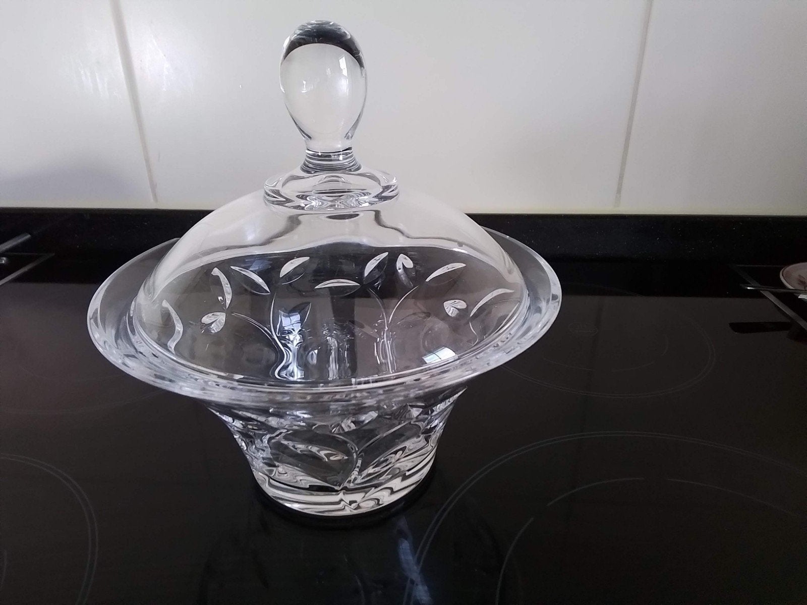 Bonbonschaal kristal Ah collectie, Ophalen of Verzenden