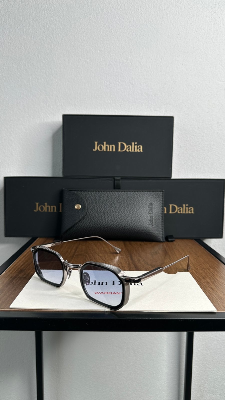 John Dalia Samuel Zonnebril, Ophalen of Verzenden, Zo goed als nieuw, Zwart, Overige merken