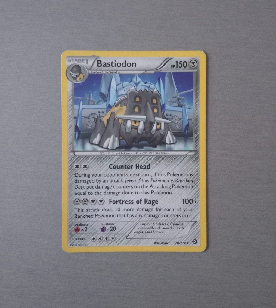 Pokemon Bastiodon #70, Ophalen, Zo goed als nieuw, Losse kaart
