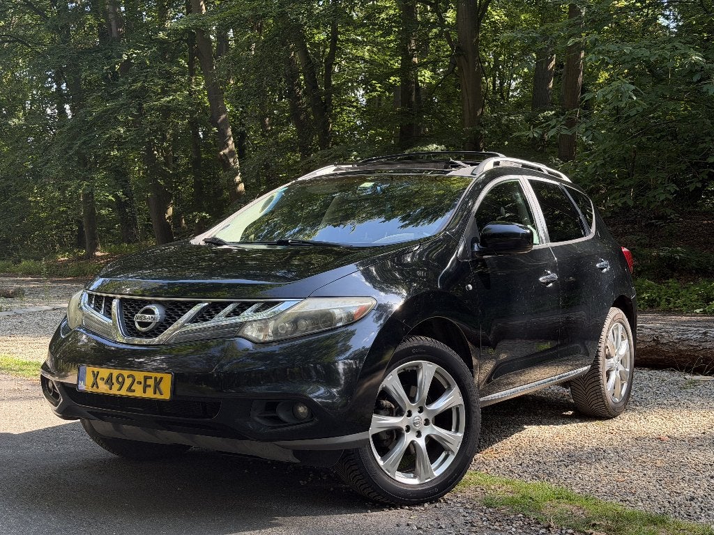 Nissan Murano 3.5 V6 Platinum 2012, Auto's, Nissan, Automaat, Murano, 1820 kg, Zwart
