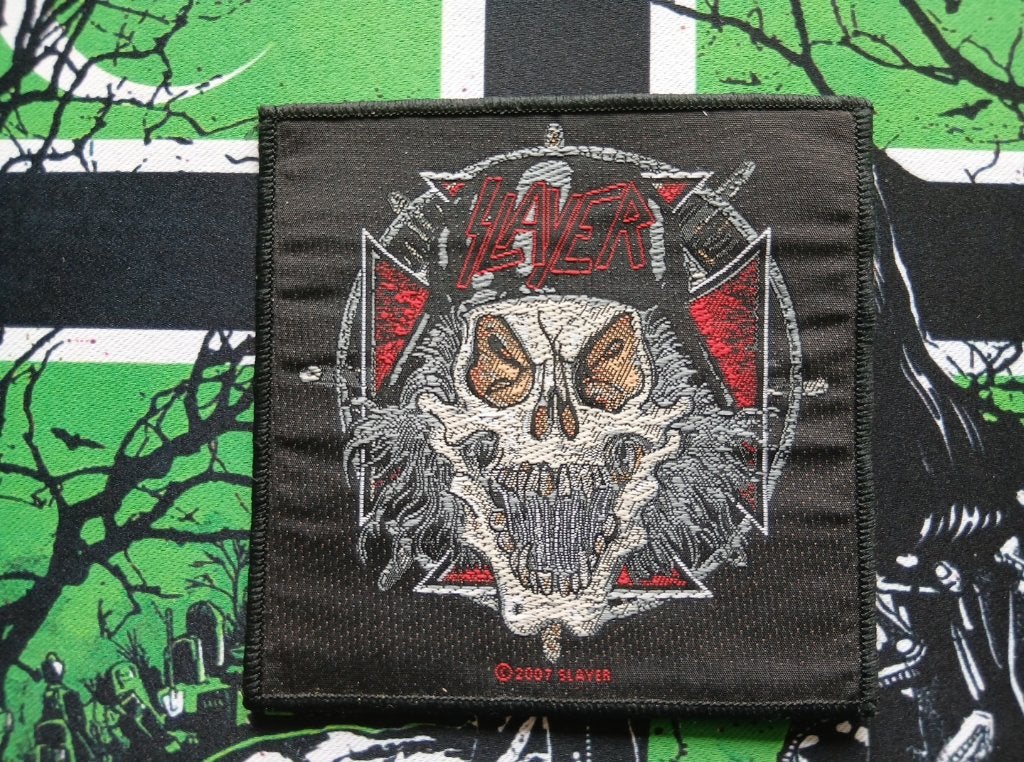 Slayer zeer  mooie officiele patch 37 official 2007 nieuw, Verzenden, Nieuw, Kleding