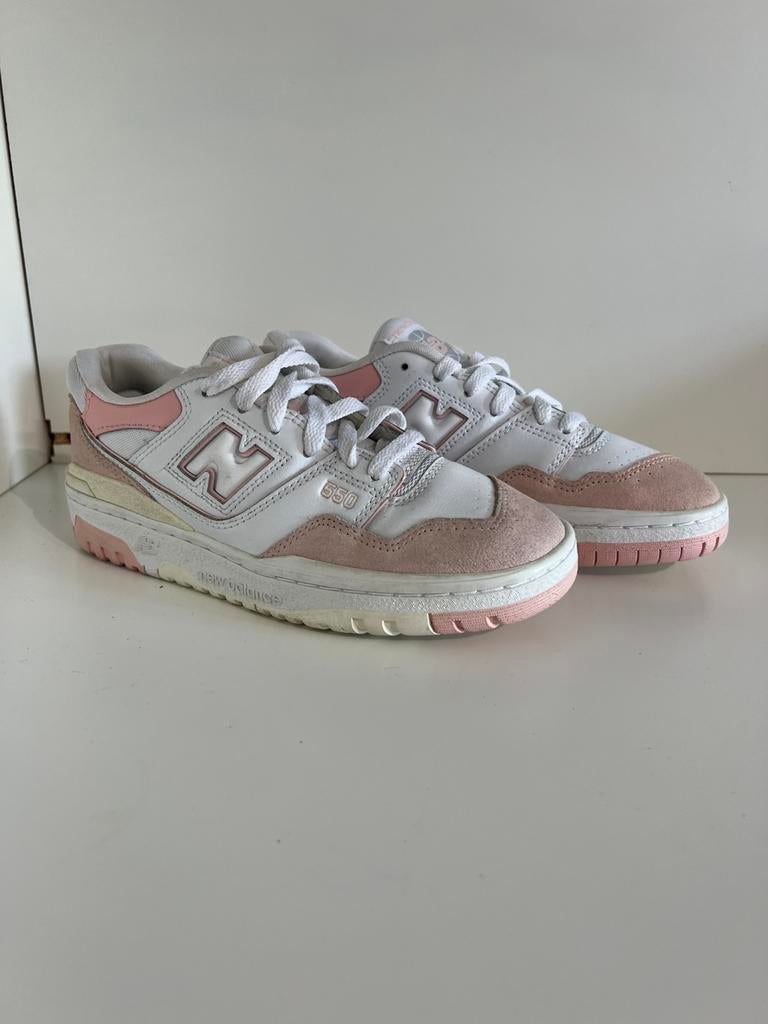 New Balance 550 Wit Roze Maat 38,5, ., Wit, Ophalen of Verzenden, .