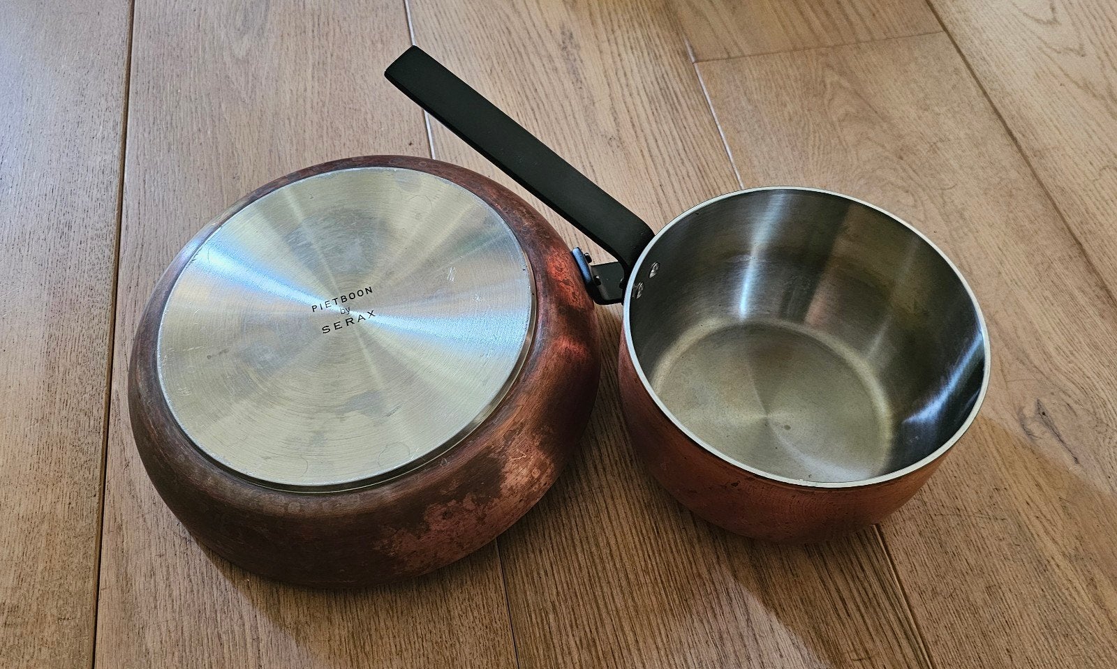 Piet Boon by Serax koperen koekenpan en steelpan, Ophalen, Koekenpan, Overige merken, Koper