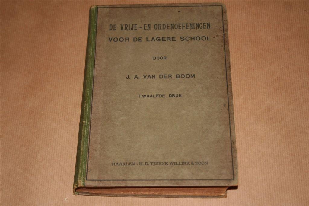 Vrije en ordeoefeningen lagere school — Gymnastiek — 1920, Ophalen of Verzenden