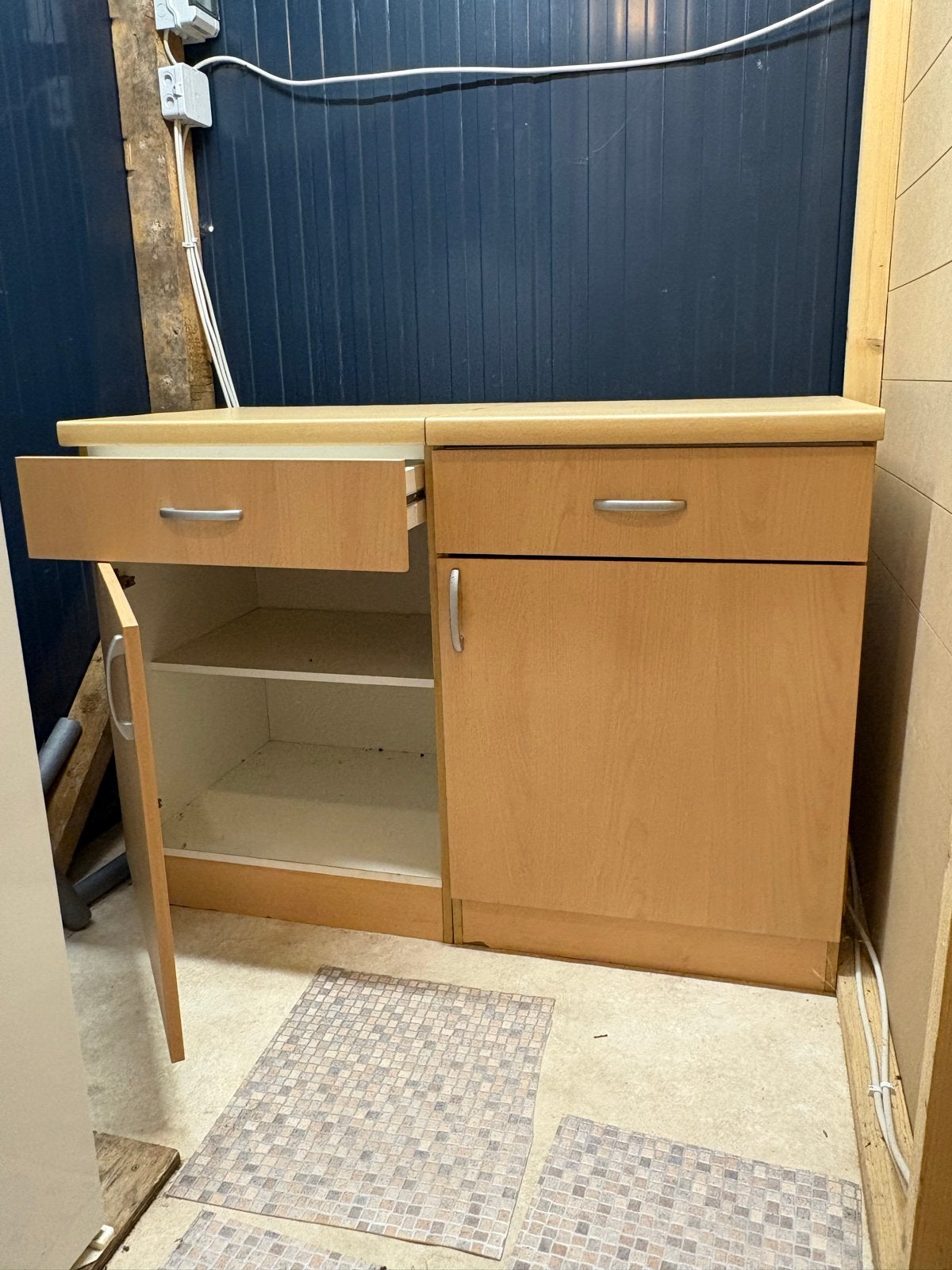 Houten ladekast met opbergruimte, Ophalen, Gebruikt