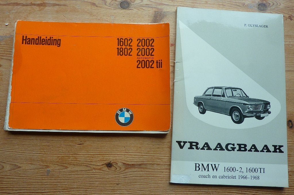 BMW 1600 1602 1802 2002 Ti - Tii handleiding + Vraagbaak, Ophalen of Verzenden