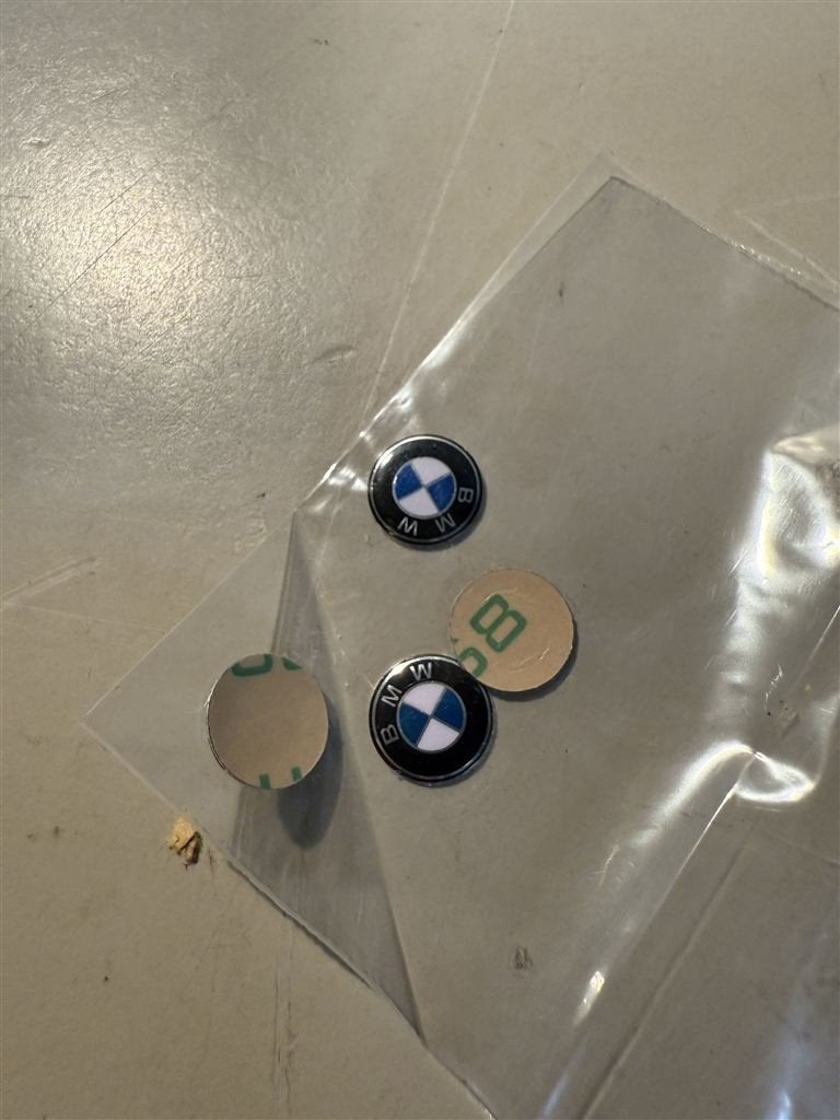 2x BMW Sleutelhanger Embleem Sticker - 11mm - Vervangingsset, Ophalen of Verzenden