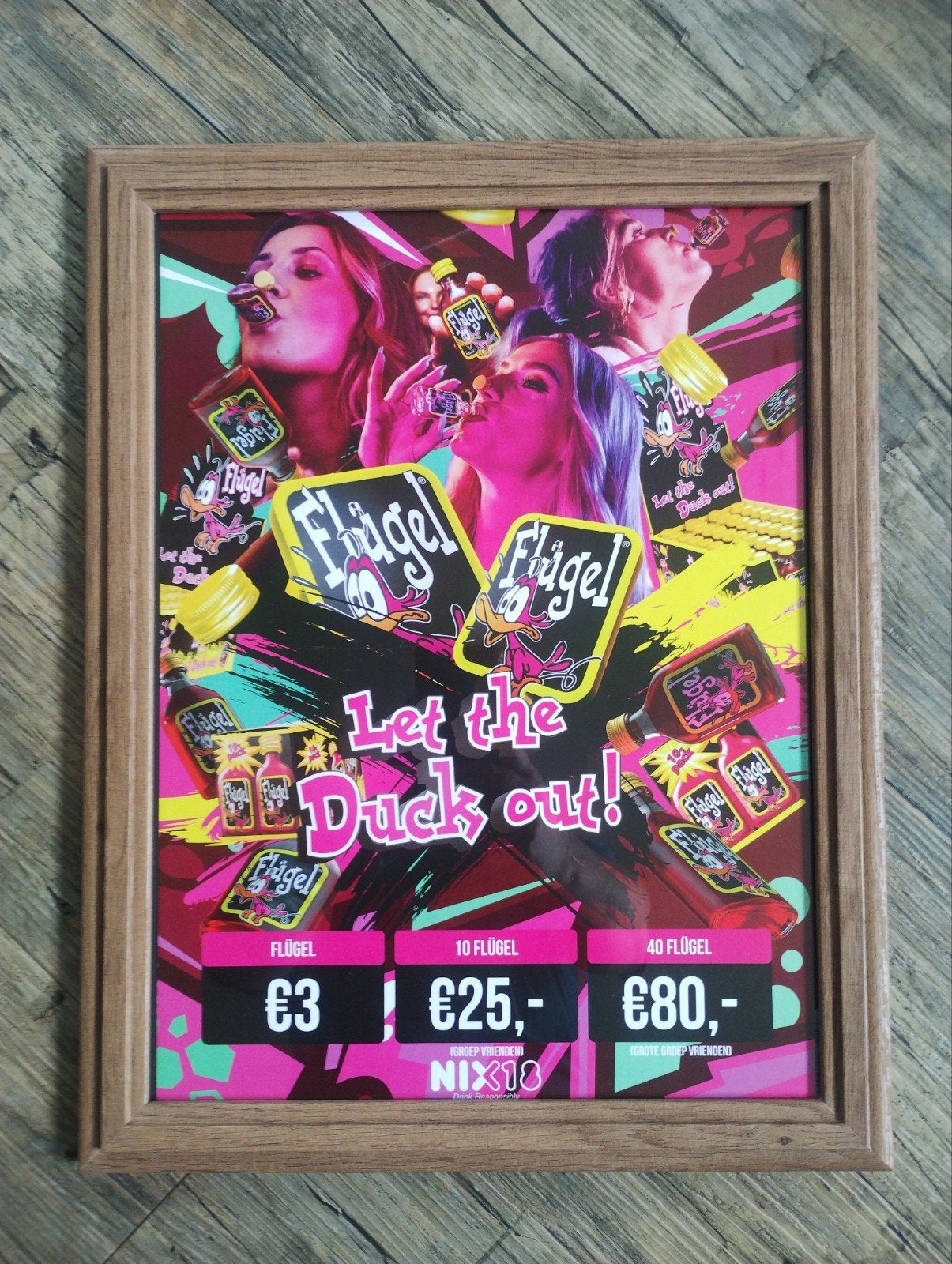 Flügel reclamebord, Verzamelen, Ophalen of Verzenden, Nieuw, Reclamebord