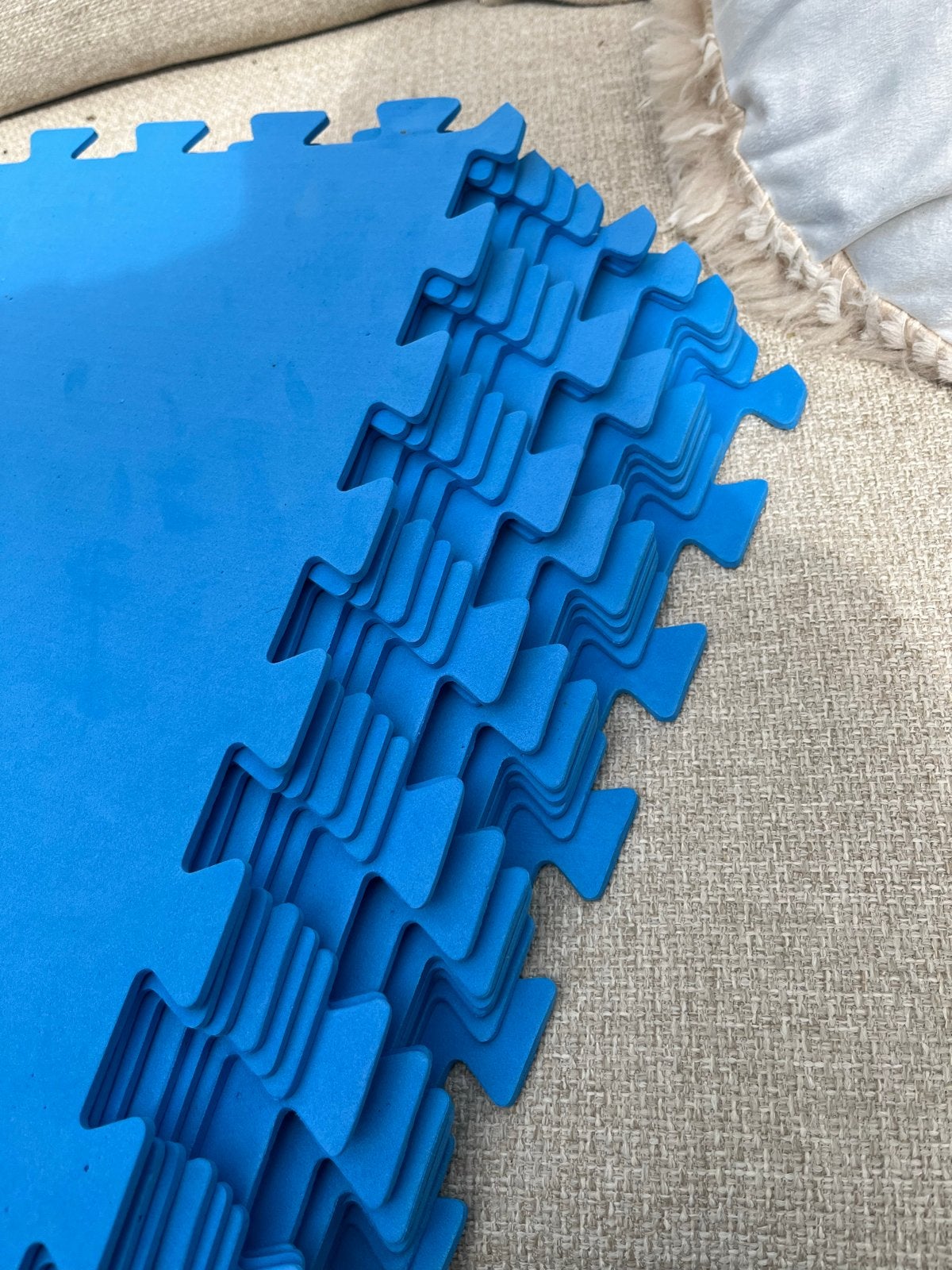 ONGEBRUIKT - Ondervloer zwembad, 16 stuks, 50x50cm, 4mm dik, Ophalen, Minder dan 80 cm, Overige typen, Rechthoekig