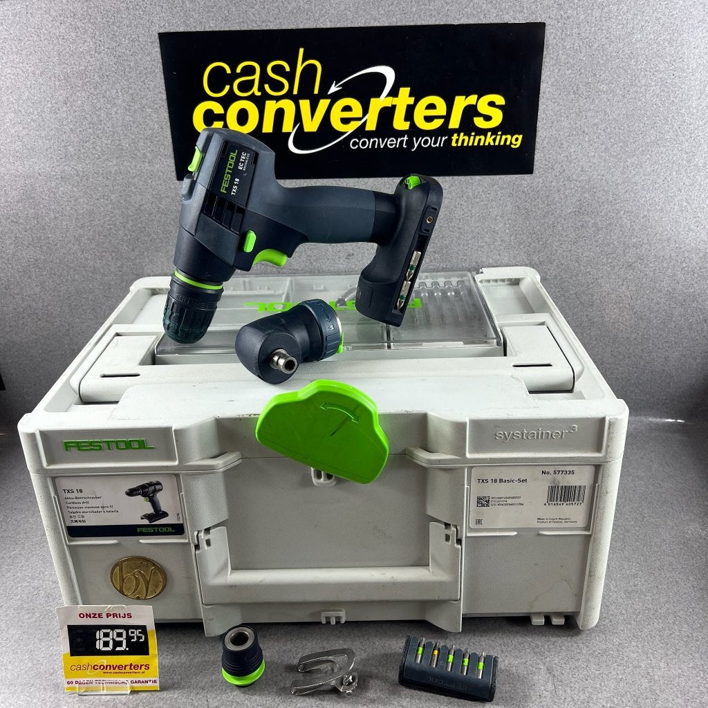 Festool Accu Schroefboormachine | koffer met acc | 410382, Doe-het-zelf en Verbouw, Gereedschap | Boormachines, Gebruikt, Boormachine