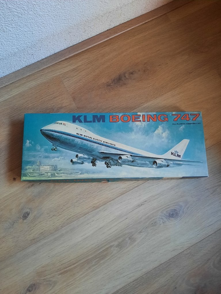 Aurora bouwdoos Boeing 747 KLM Kit nummer 360, Overige merken, Aurora, 1:32 tot 1:50, Overige typen