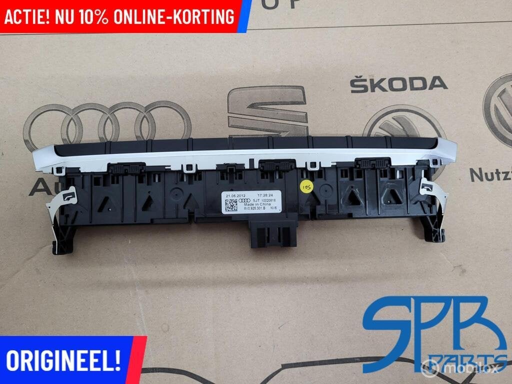 Audi A3 S3 8V Schakelaars Midden 8V0925301B Bedieningspaneel, Audi, Gebruikt