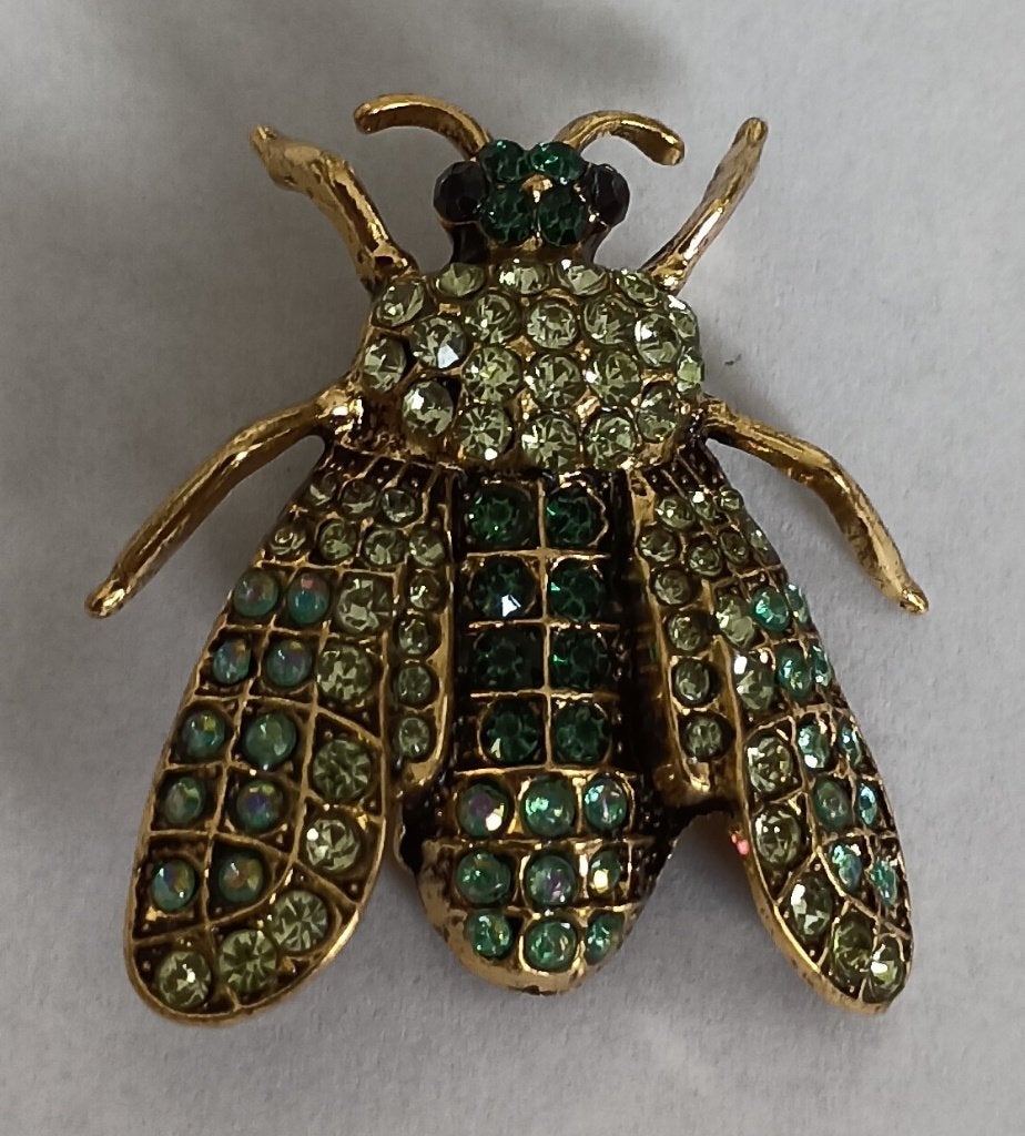 Bij broche, Overige materialen, Overige kleuren, Minder dan 4 cm, Nieuw