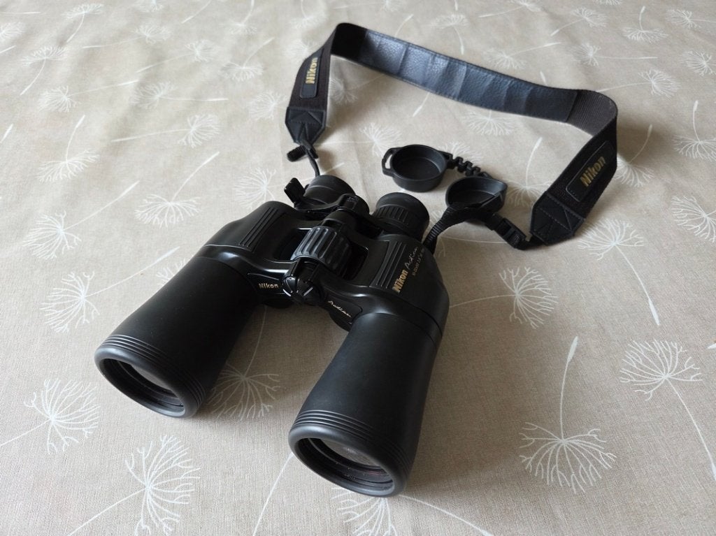 Nikon Action Zoom 10-22 x 50 verrekijker | in goede staat, Ophalen, Gebruikt, Porro (met knik), 8 tot 12x