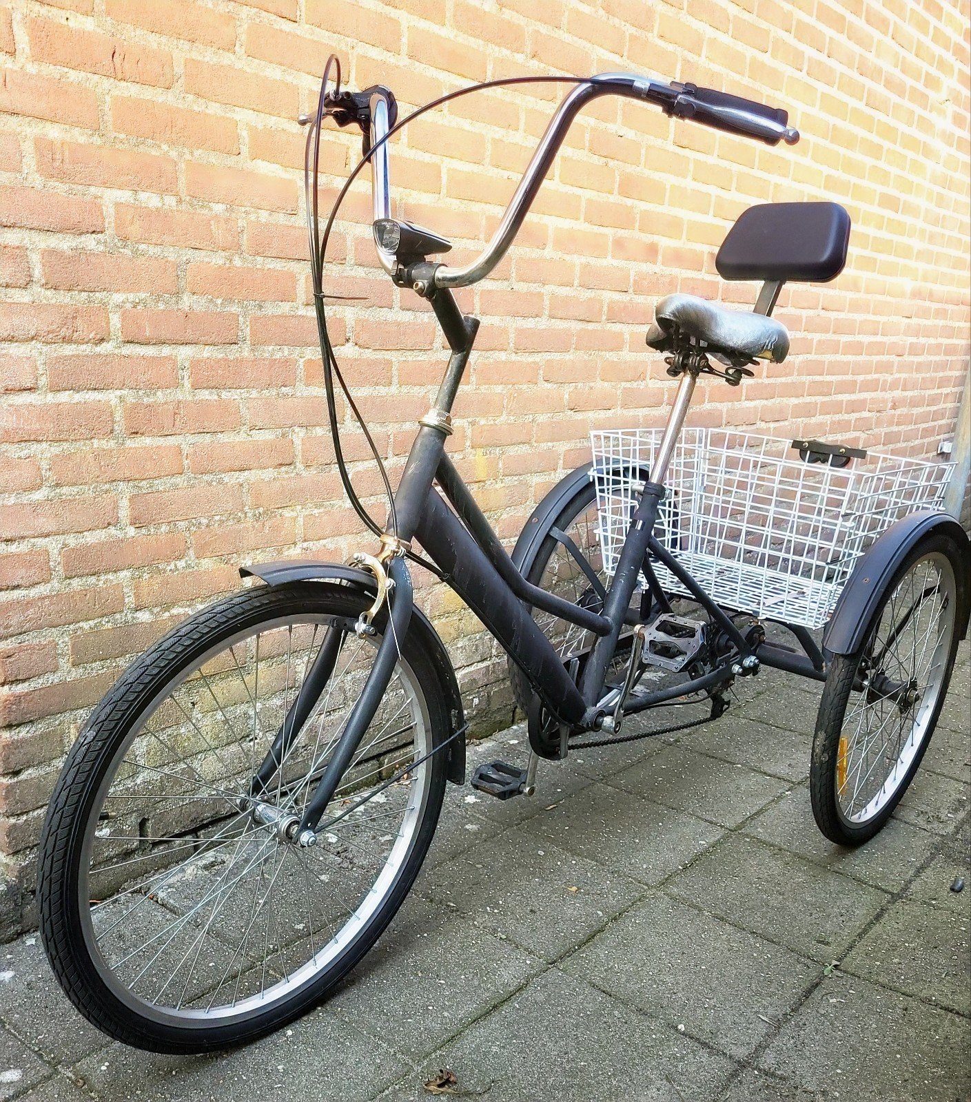 driewieler drie wiel fiets, Ophalen, Gebruikt, Verstelbare zitting, Onbekend
