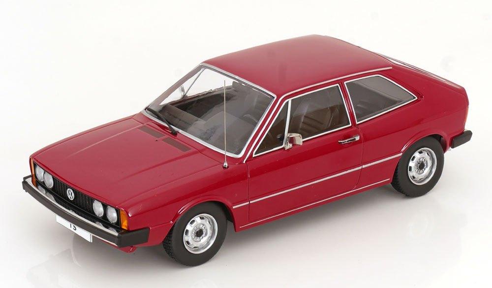 Volkswagen Scirocco TS MKI 1976 Donkerrood 1-18 KK-Scale, Overige merken, Auto, Nieuw, Ophalen of Verzenden