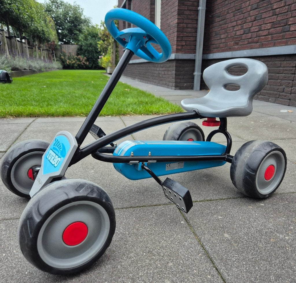 Hauck Mini Go-Kart Skelter Turbo - Blauw/Grijs, Kinderen en Baby's, Ophalen, Gebruikt, Overige merken