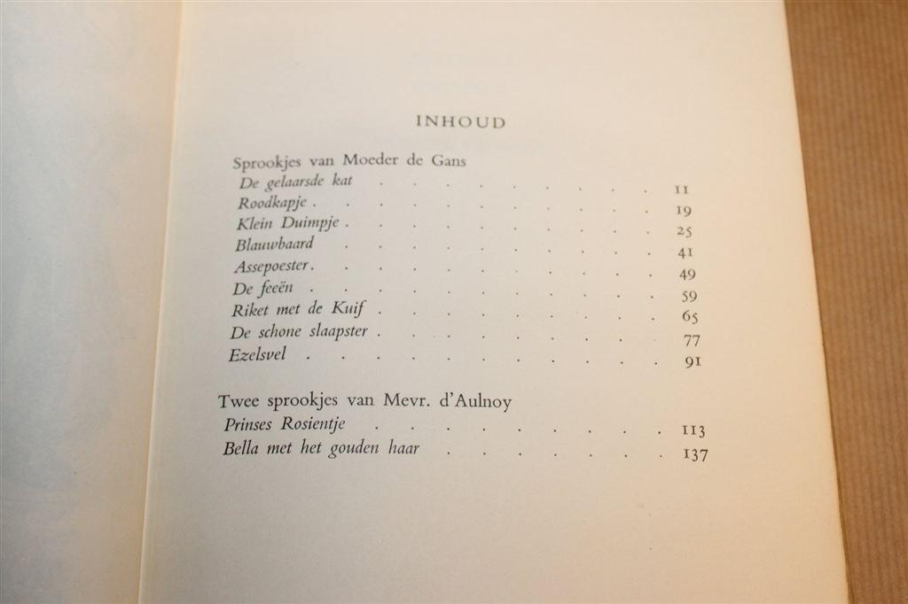 Sprookjes van Moeder de Gans — Vintage met Platen [1948], Ophalen of Verzenden, Gelezen