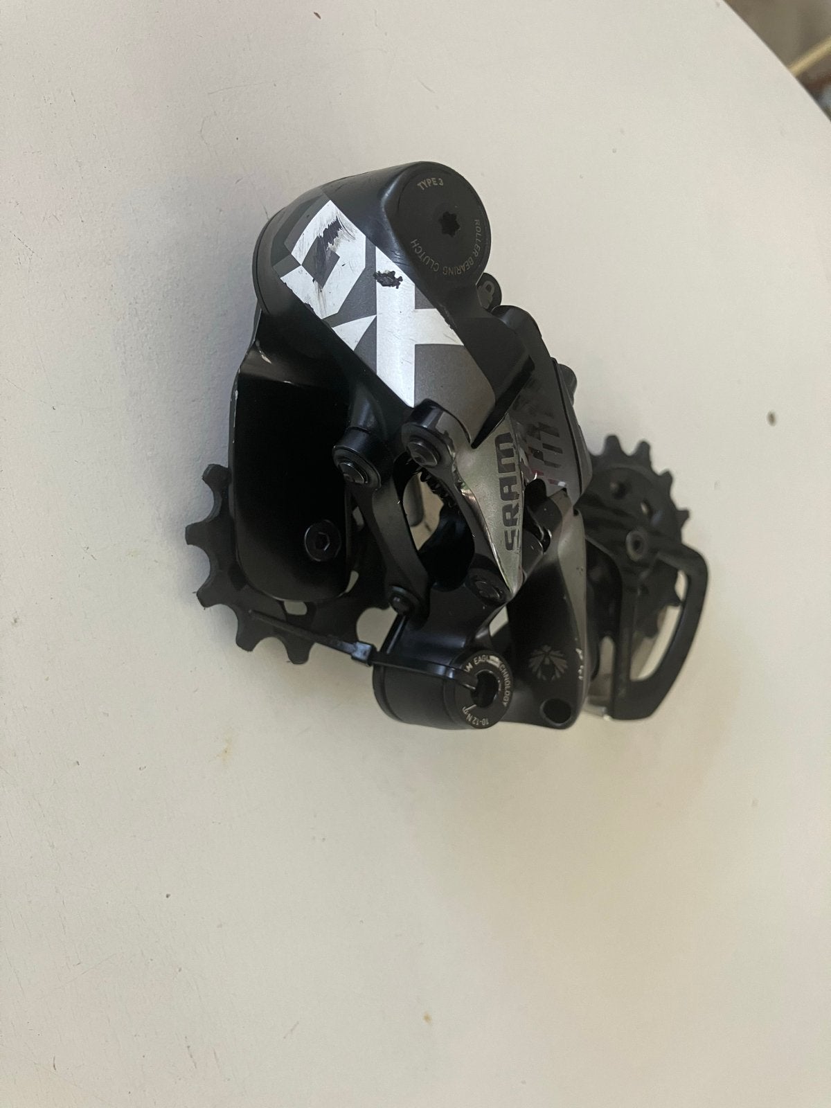 SRAM XO1 Achterderailleur 12-speed, Gebruikt, Ophalen of Verzenden, Derailleur of Ketting, Aluminium