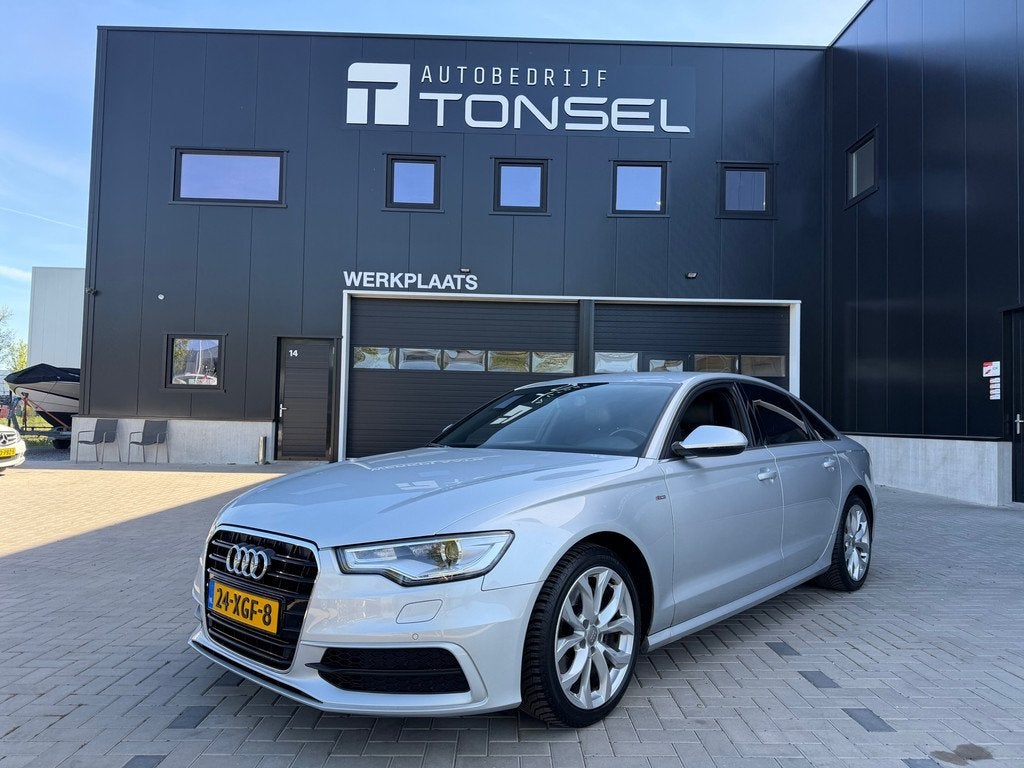 Audi A6 Limousine 2.0 TFSI S-Line / Automaat / Camera / Navi, Euro 5, Gebruikt, Zwart, 4 cilinders