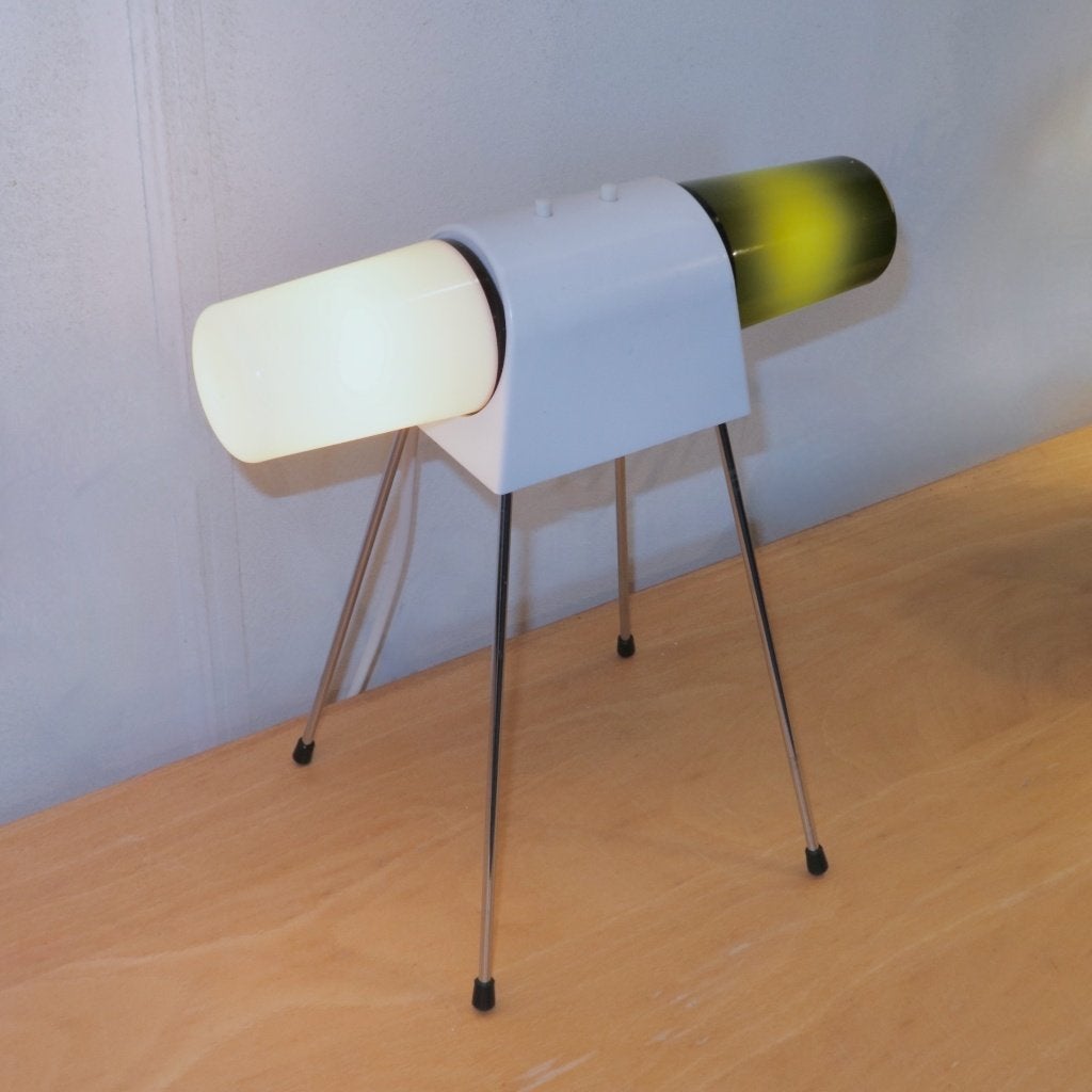 tafellamp doka lamp PDF 040 Philips incl pootjes 60s, Gebruikt, Vintage, -, Meerkleurig