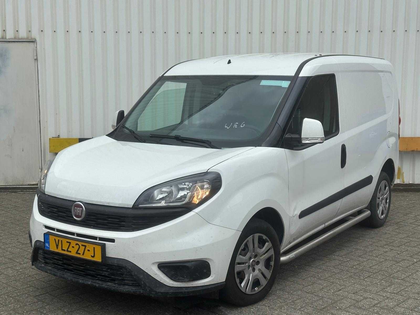 Fiat Doblò Cargo 1.3 MJ L1H1 SX, VLZ-27-J, Auto's, Voorwielaandrijving, Gebruikt, Wit, Origineel Nederlands