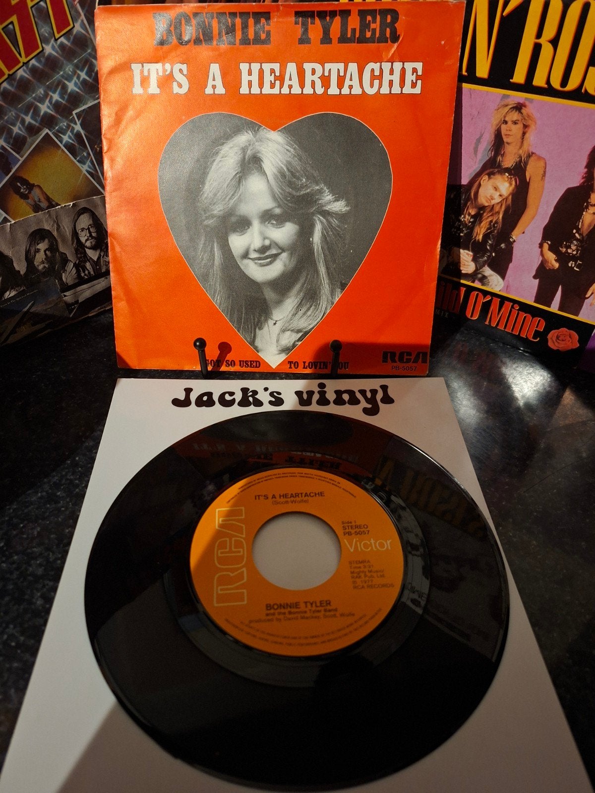 Bonnie Tyler - It's a Heartache 7 inch vinyl single 1977, Cd's en Dvd's, Vinyl | Pop, Gebruikt, Pop, 7 inch, Ophalen of Verzenden
