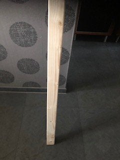 Houten balk 230 x 7 x 4,5 cm., Doe-het-zelf en Verbouw, Hout en Planken, Ophalen, Nieuw, 200 tot 250 cm, 50 mm of meer