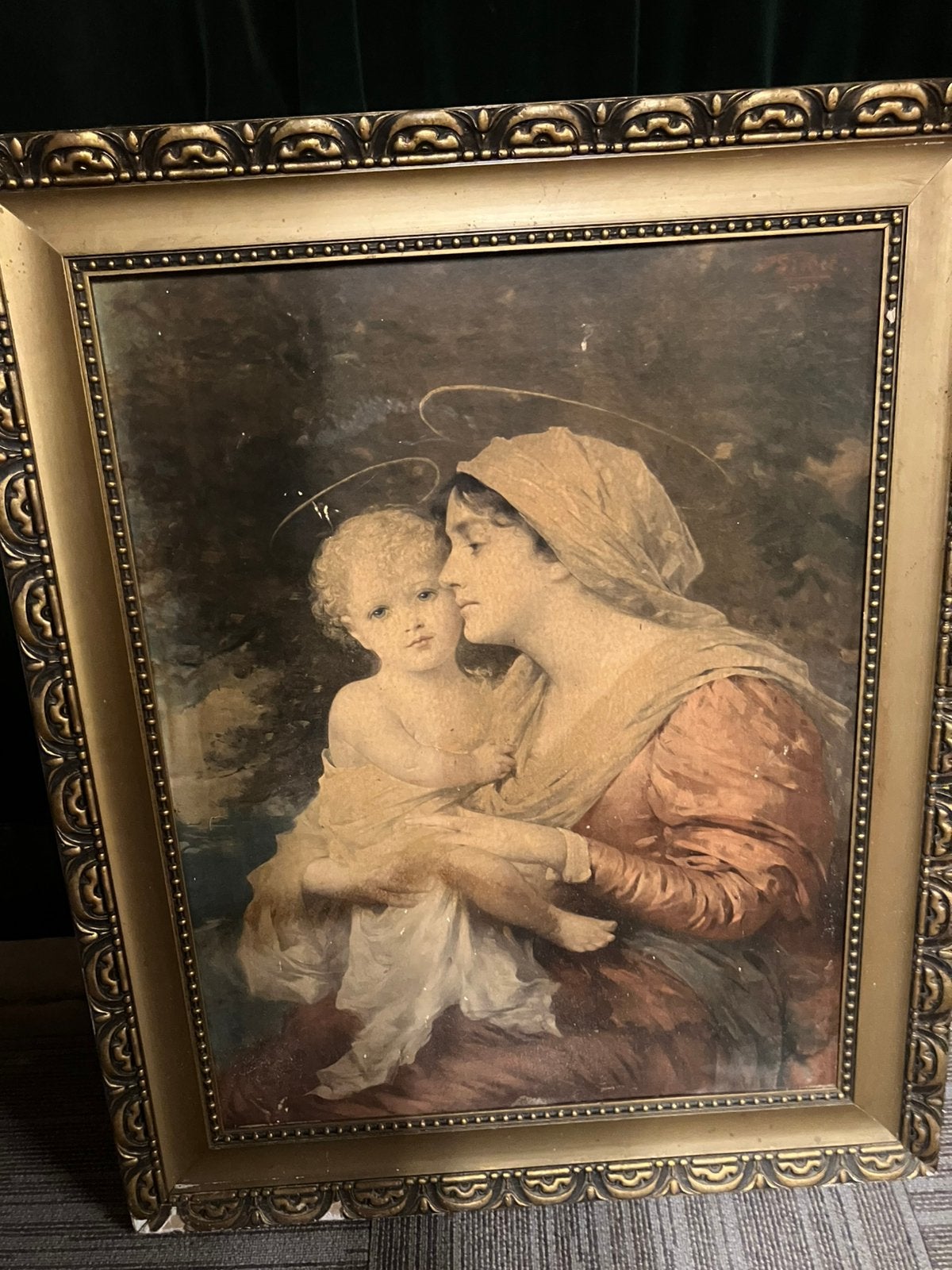 Oude schilderij, Ophalen