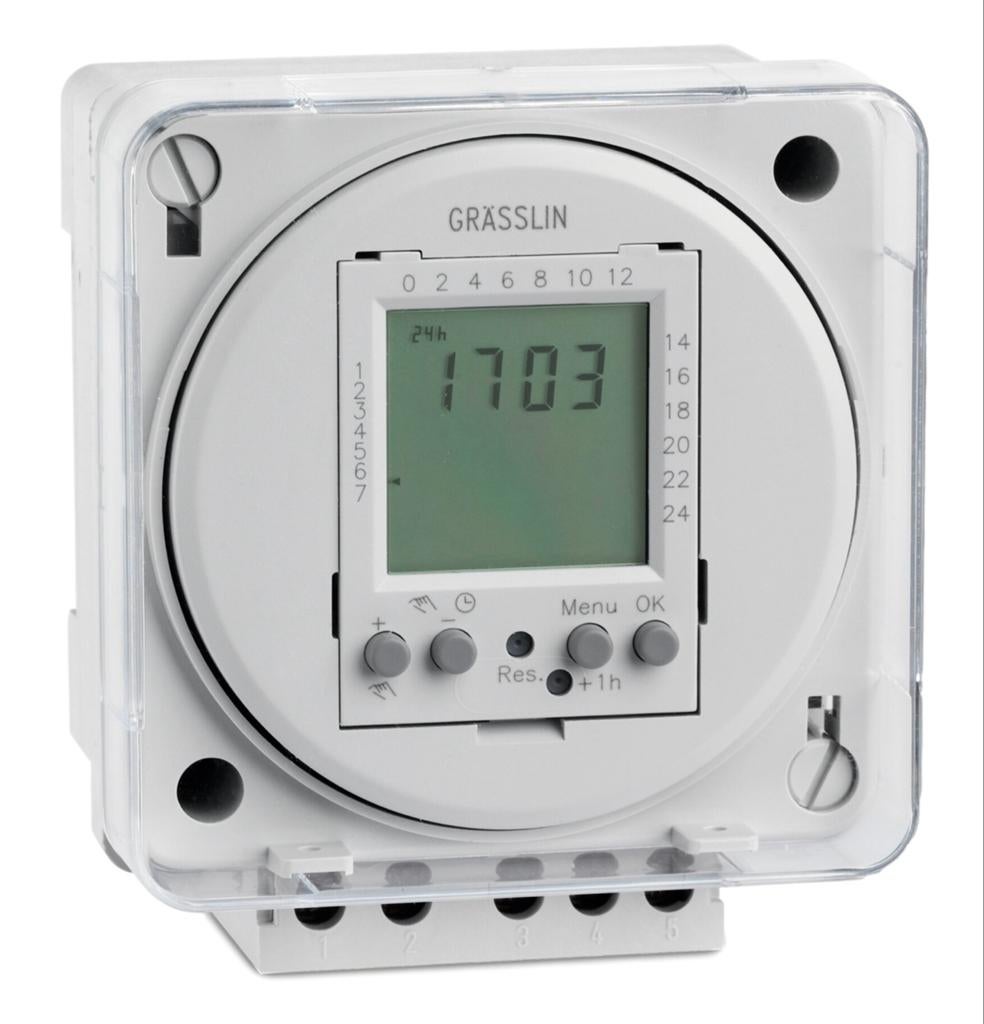 Nieuwe Grässlin Tactic 571.1 Plus Tijdschakelklok, Ophalen of Verzenden, Nieuw