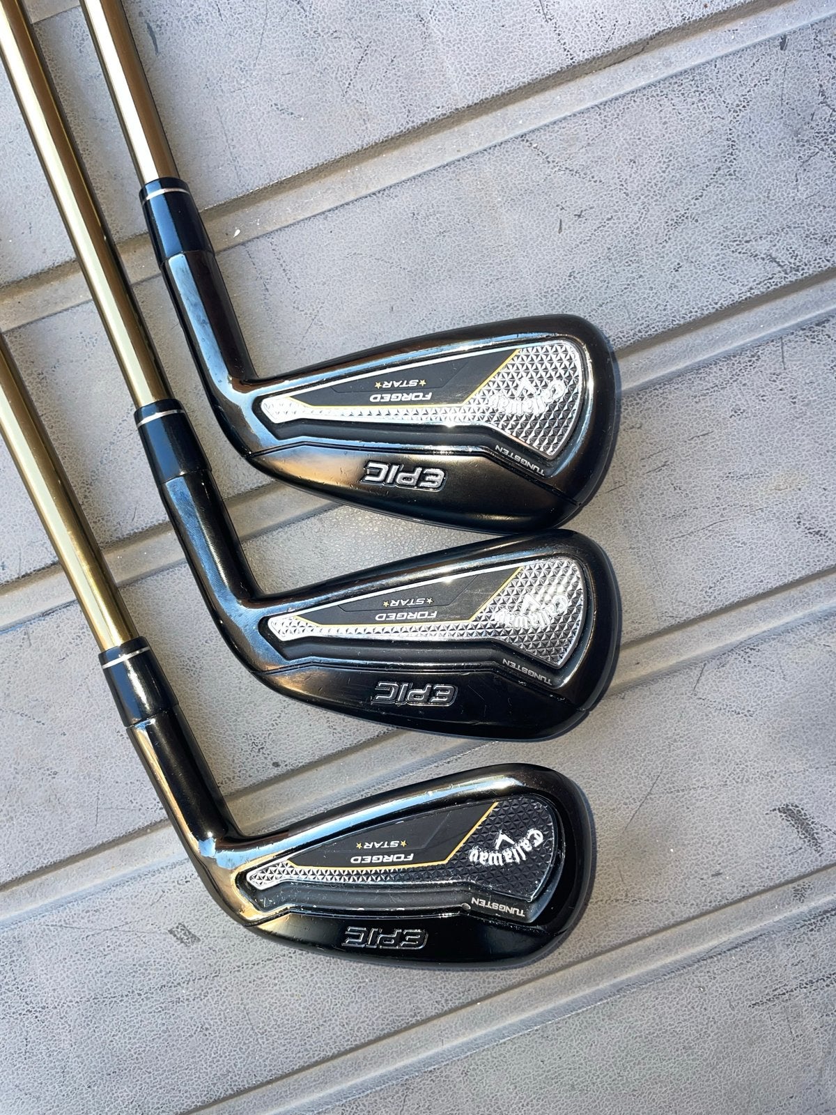 Callaway Epic Forged Star Gold IJzers 6-7-8, Ophalen of Verzenden, Zo goed als nieuw, Club, Callaway