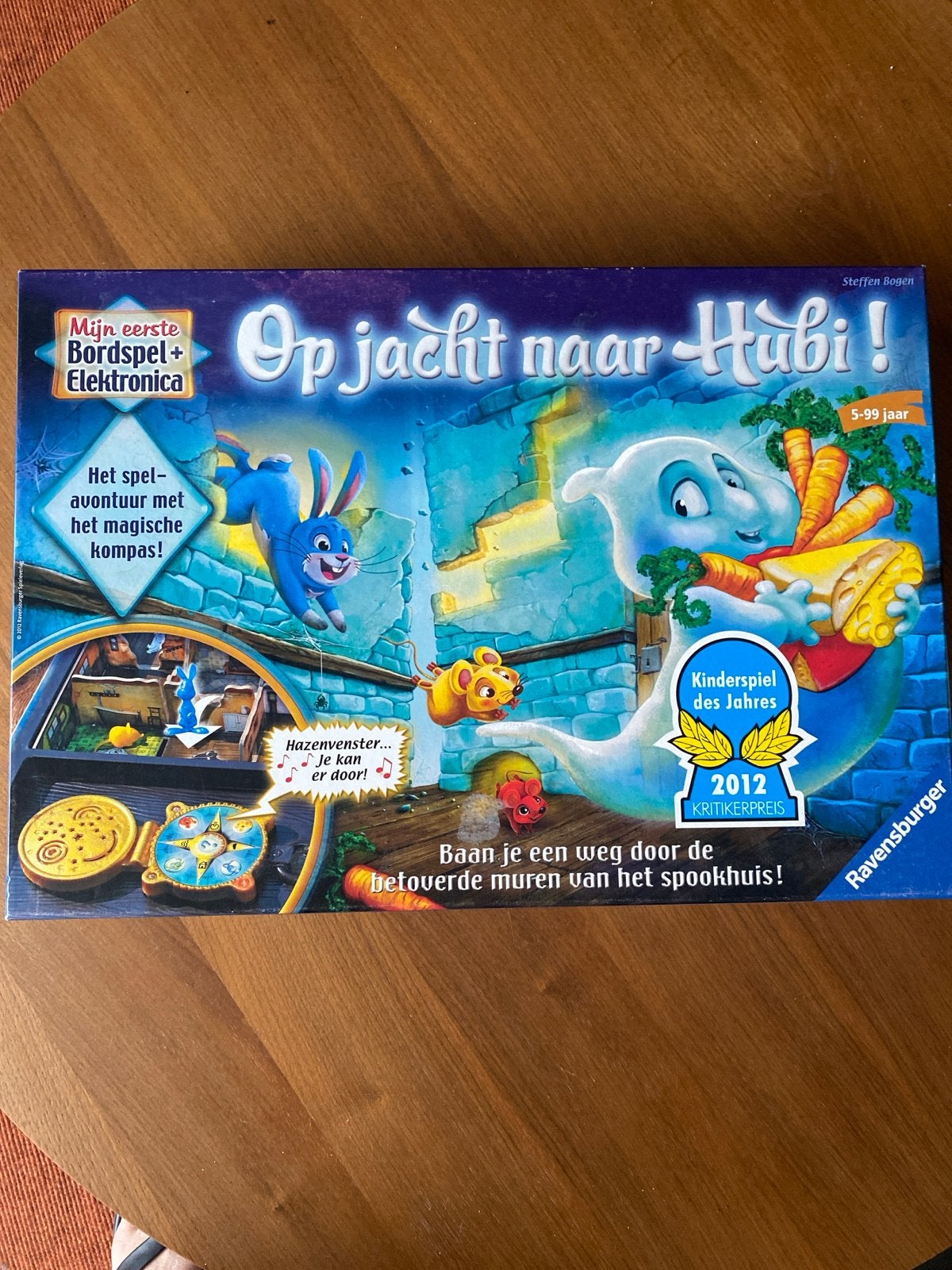 Op jacht naar Hubi!, Hobby en Vrije tijd, Gezelschapsspellen | Bordspellen, Een of twee spelers, Ophalen of Verzenden, Zo goed als nieuw