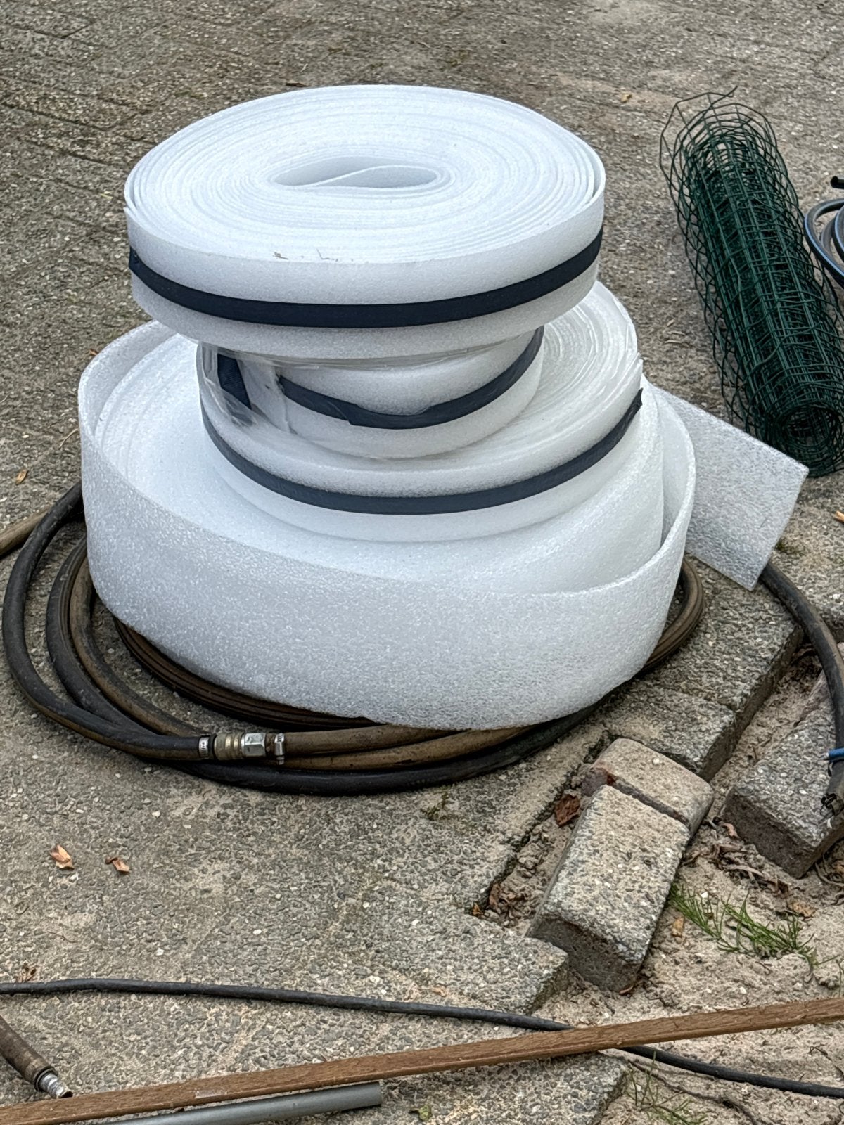 Isolatiemateriaal, Tuin en Terras, Ophalen, Gebruikt, 20 meter of meer, Gaas